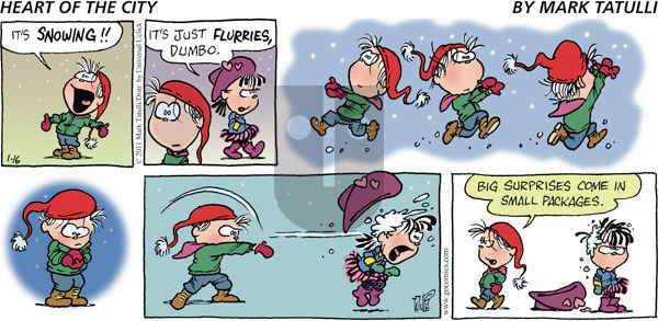 Heart of the City on Sunday January 16, 2011 Comic Strip