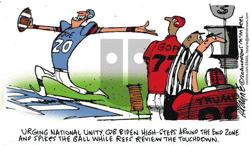 Henry Payne on Monday November 9, 2020 Comic Strip