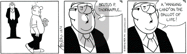 The Born Loser on Monday December 4, 2000 Comic Strip