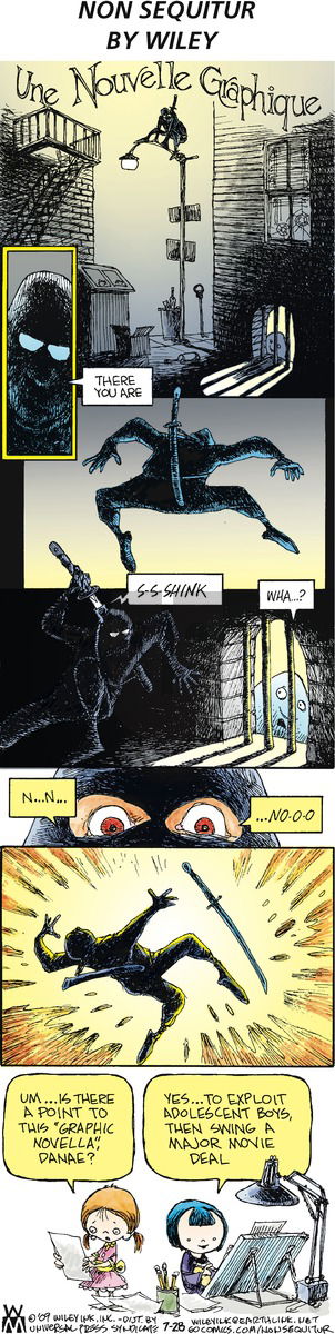 Non Sequitur on Sunday July 28, 2013 Comic Strip