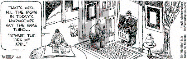 Non Sequitur on Tuesday April 15, 1997 Comic Strip
