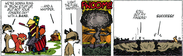 Over the Hedge on Thursday July 4, 2013 Comic Strip