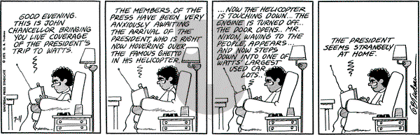 Doonesbury on Tuesday July 11, 1972 Comic Strip