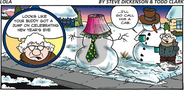 Lola on Sunday December 30, 2007 Comic Strip