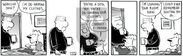 Barkeater Lake on Friday November 18, 2011 Comic Strip