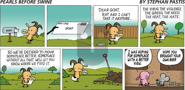 Pearls Before Swine - Sunday November 8, 2020 Comic Strip