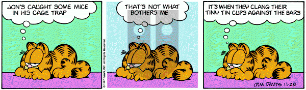 Garfield on Friday November 28, 1997 Comic Strip