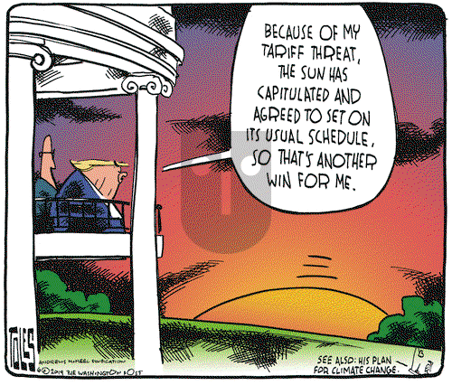 Tom Toles on Tuesday June 11, 2019 Comic Strip