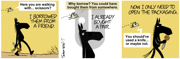 Dark Side of the Horse on Friday March 16, 2012 Comic Strip