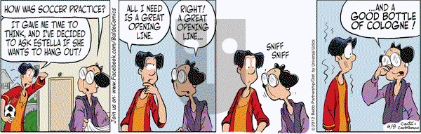 Baldo on Monday April 9, 2012 Comic Strip