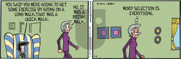 Grand Avenue on Wednesday February 4, 2015 Comic Strip