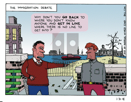 Ted Rall on Wednesday January 31, 2018 Comic Strip