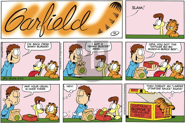 Garfield on Sunday May 24, 2009 Comic Strip