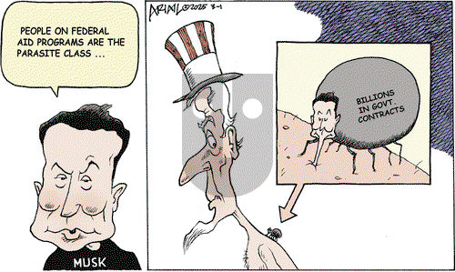 Robert Ariail on Saturday March 1, 2025 Comic Strip