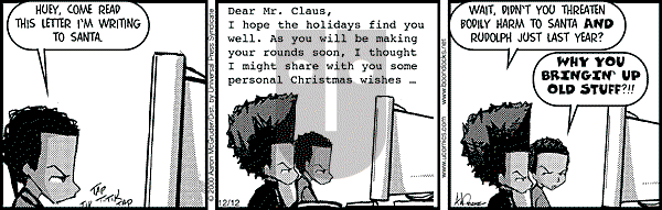 The Boondocks on Tuesday July 15, 2008 Comic Strip
