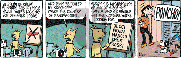 Pooch Cafe on Monday January 31, 2005 Comic Strip