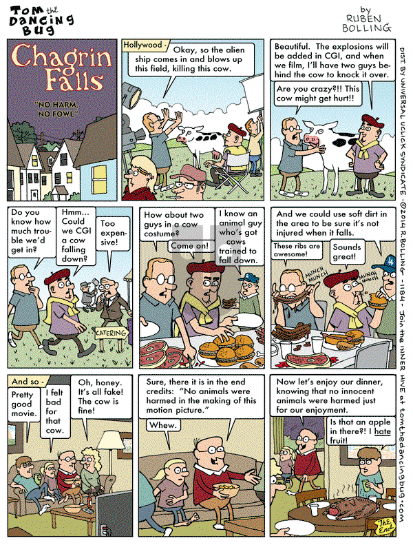 Tom the Dancing Bug on Friday April 18, 2014 Comic Strip