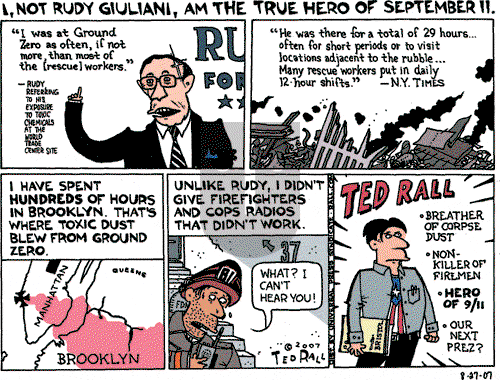 Ted Rall on Monday August 27, 2007 Comic Strip