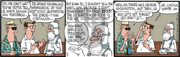 Monty on Monday November 3, 2008 Comic Strip