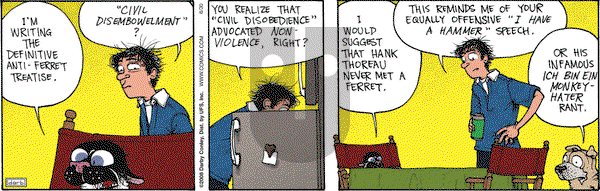 Get Fuzzy on Monday June 30, 2008 Comic Strip
