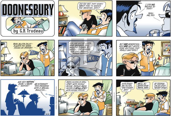 Doonesbury on Sunday June 26, 2005 Comic Strip