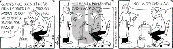 The Born Loser on Wednesday January 3, 1996 Comic Strip