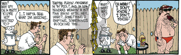 Monty on Thursday August 13, 2015 Comic Strip