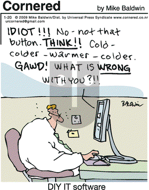 Cornered on Tuesday January 20, 2009 Comic Strip