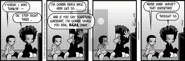 The Boondocks on Friday November 11, 2011 Comic Strip