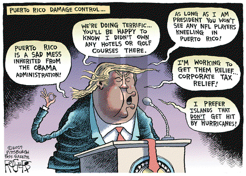 Rob Rogers on Thursday September 28, 2017 Comic Strip