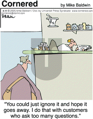 Cornered on Monday April 11, 2005 Comic Strip