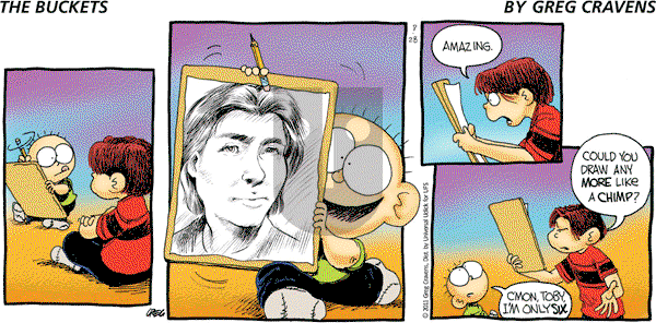 The Buckets on Sunday August 28, 2011 Comic Strip