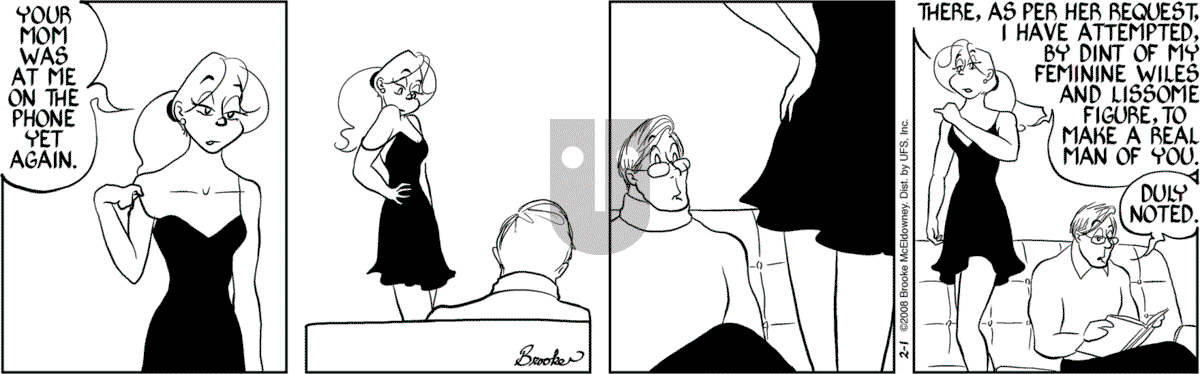 9 Chickweed Lane - Friday February 1, 2008 Comic Strip