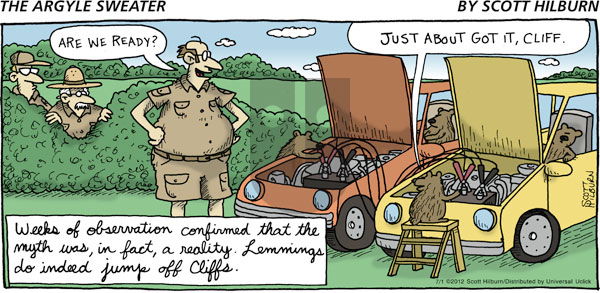 The Argyle Sweater on Sunday July 1, 2012 Comic Strip