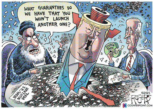 Rob Rogers on Friday April 9, 2021 Comic Strip