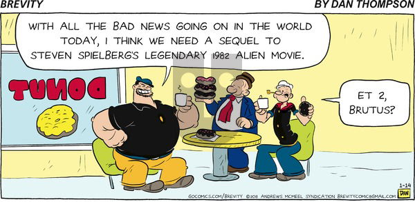 Brevity on Sunday January 14, 2018 Comic Strip