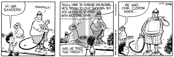 Grand Avenue on Tuesday May 29, 2001 Comic Strip