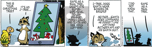 Over the Hedge on Thursday December 18, 2014 Comic Strip
