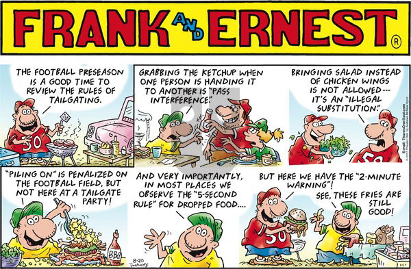 Frank and Ernest on Sunday August 20, 2017 Comic Strip