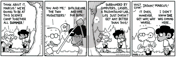 FoxTrot on Tuesday June 24, 1997 Comic Strip