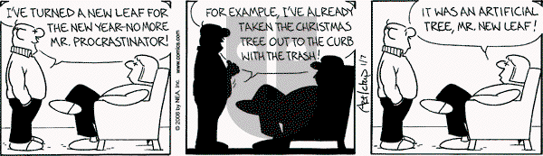 The Born Loser on Monday January 7, 2008 Comic Strip