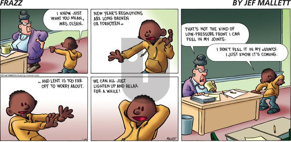 Frazz - Sunday January 19, 2014 Comic Strip