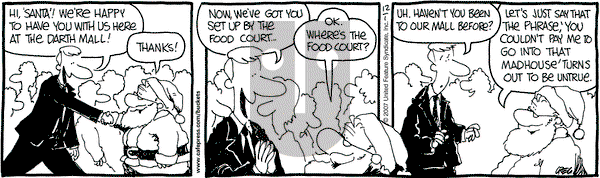 The Buckets on Saturday December 1, 2007 Comic Strip