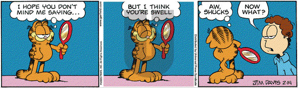 Garfield on Monday February 14, 2005 Comic Strip