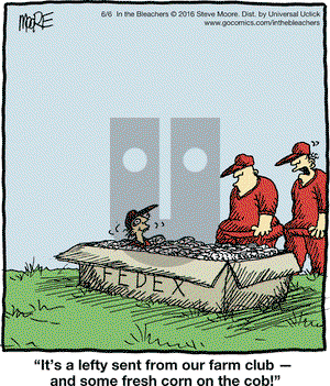 In the Bleachers on Monday June 6, 2016 Comic Strip