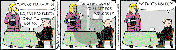 The Born Loser on Wednesday April 19, 2023 Comic Strip