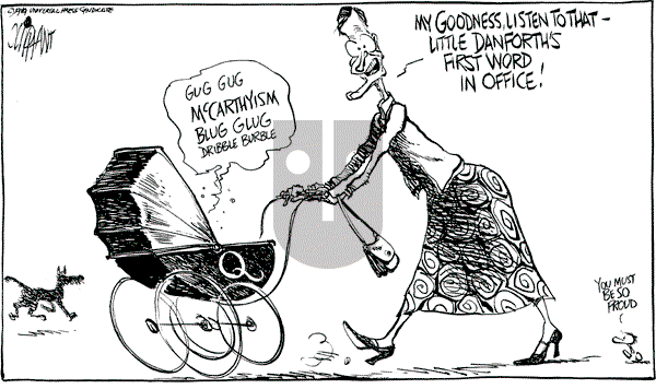 Pat Oliphant - Monday March 13, 1989 Comic Strip
