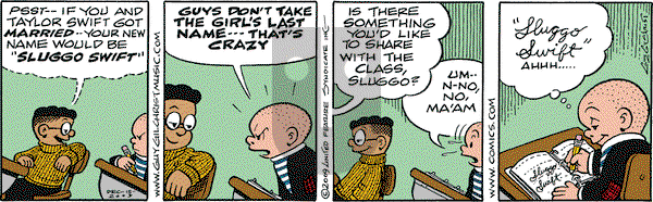 Nancy on Tuesday December 15, 2009 Comic Strip