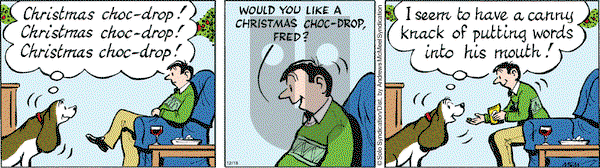 Fred Basset on Monday December 18, 2017 Comic Strip