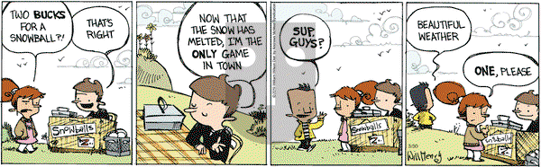Wallace the Brave on Saturday March 30, 2019 Comic Strip